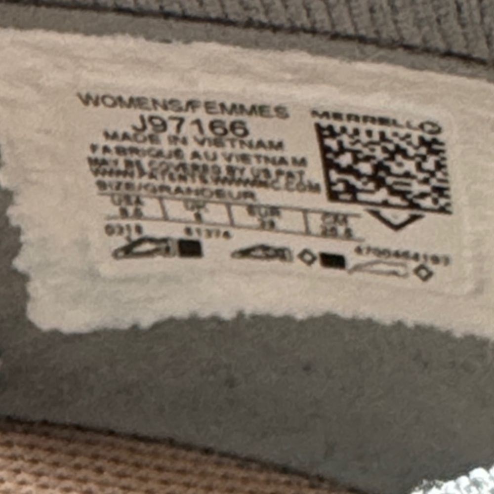 Merrell Women's Sneakers in Peach and Grey Sz 8.5 - Picture 6 of 7